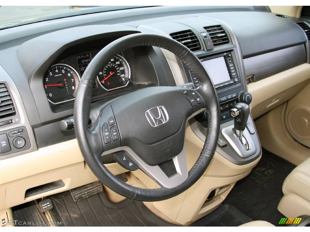 2008 CR-V EX-L 4WD - Nighthawk Black Pearl / Ivory photo #11