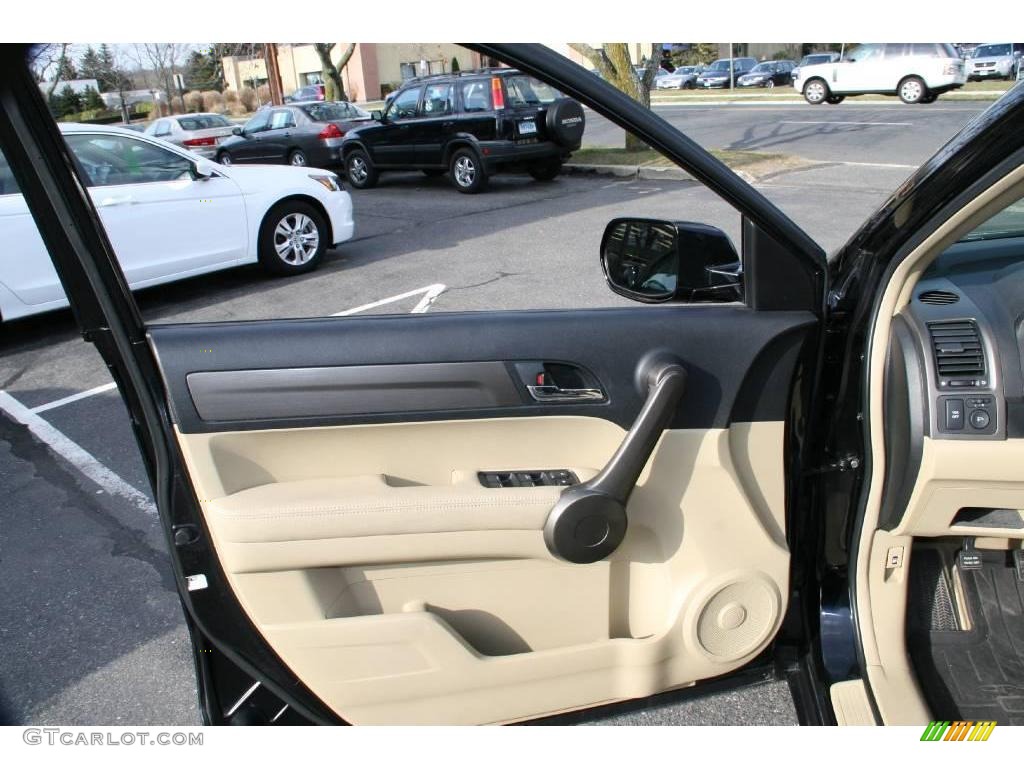 2008 CR-V EX-L 4WD - Nighthawk Black Pearl / Ivory photo #17
