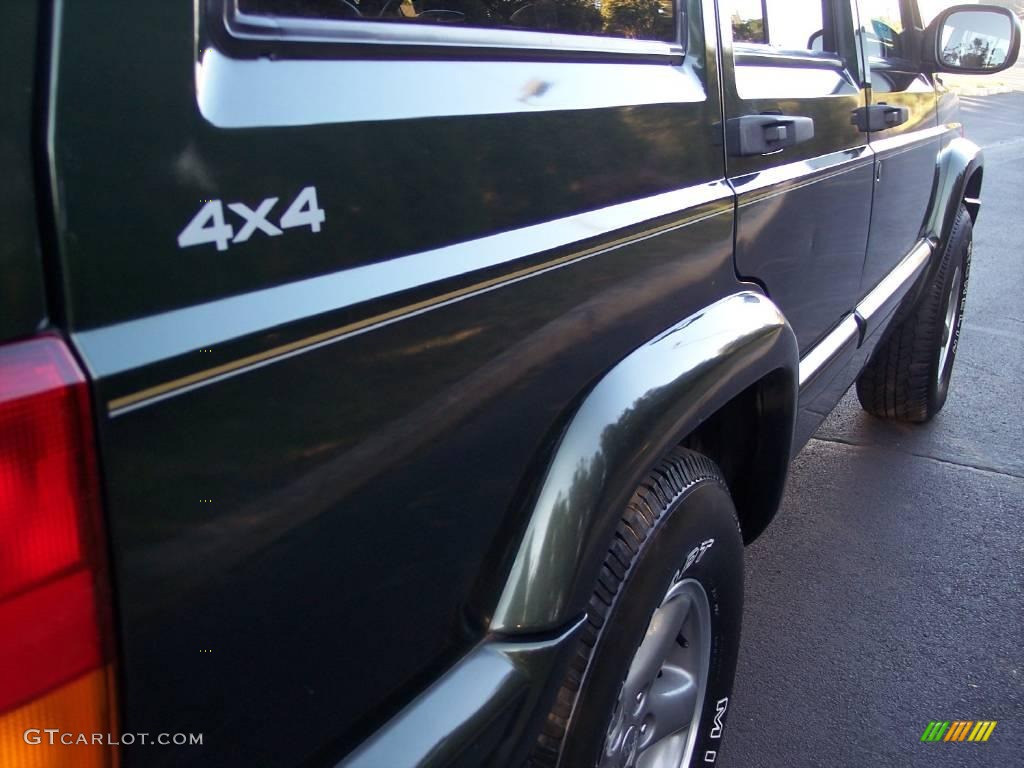 1998 Cherokee Classic 4x4 - Emerald Green Pearl / Mist Gray photo #19