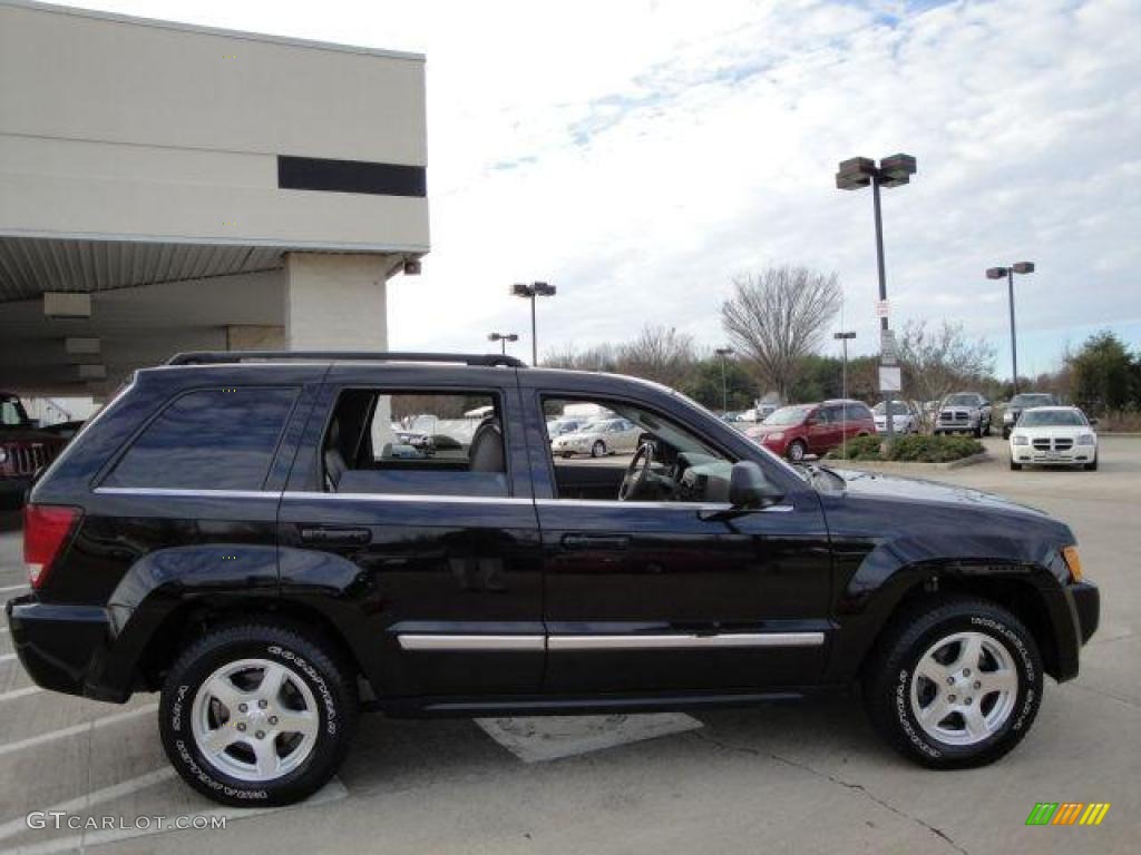 2006 Grand Cherokee Limited 4x4 - Black / Medium Slate Gray photo #2