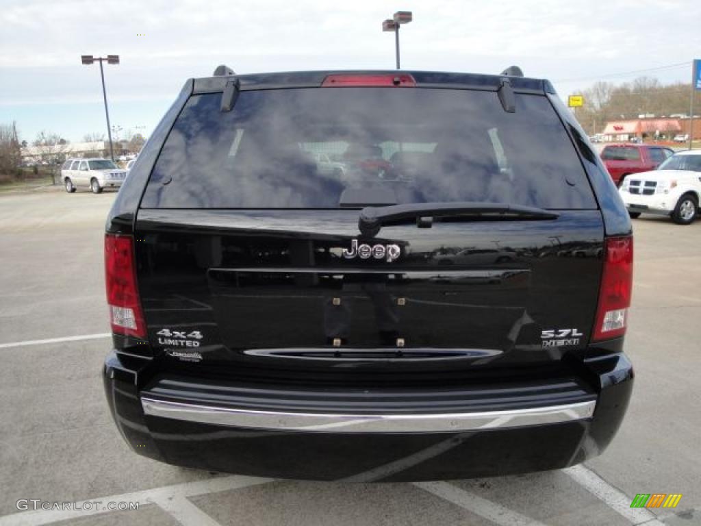 2006 Grand Cherokee Limited 4x4 - Black / Medium Slate Gray photo #4