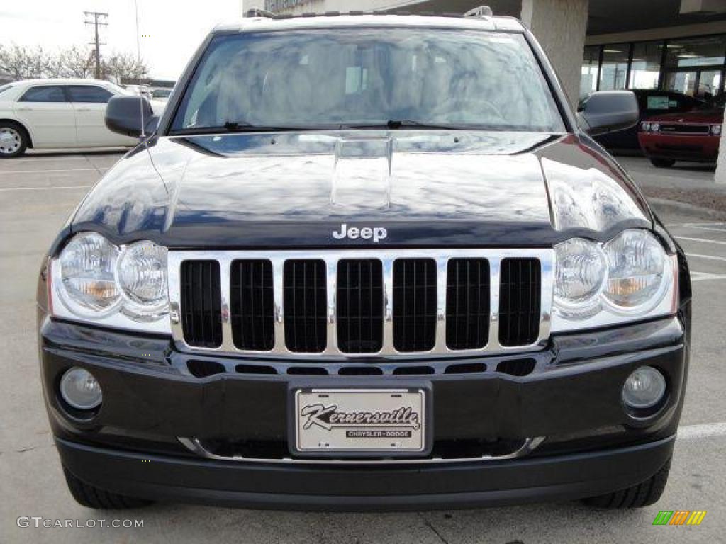 2006 Grand Cherokee Limited 4x4 - Black / Medium Slate Gray photo #8