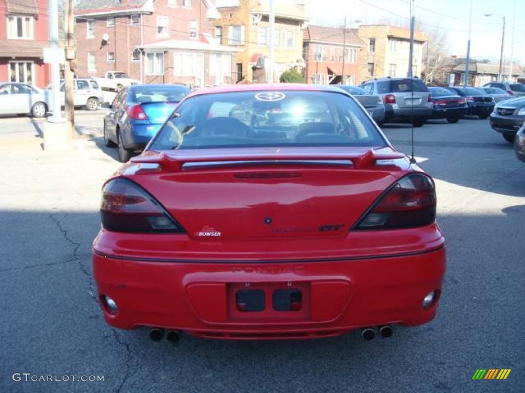 2000 Grand Am GT Coupe - Bright Red / Dark Pewter photo #3