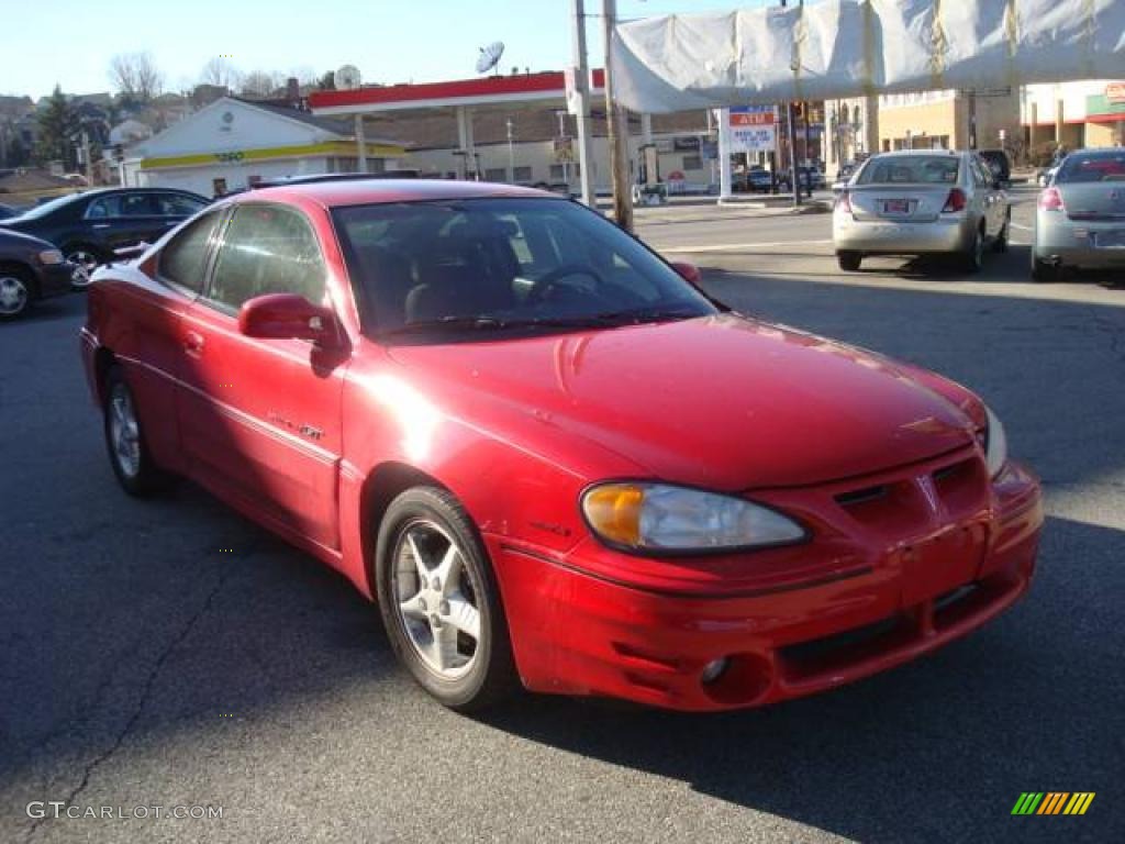 2000 Grand Am GT Coupe - Bright Red / Dark Pewter photo #5