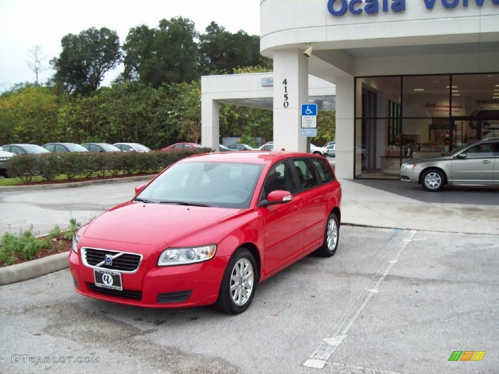 2009 V50 2.4i - Passion Red / Off Black photo #3