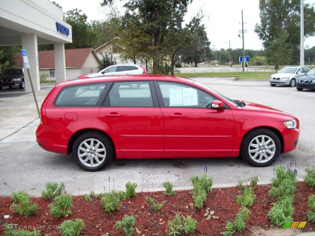 2009 V50 2.4i - Passion Red / Off Black photo #11