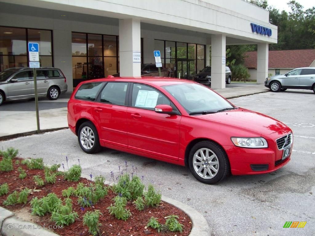 2009 V50 2.4i - Passion Red / Off Black photo #12