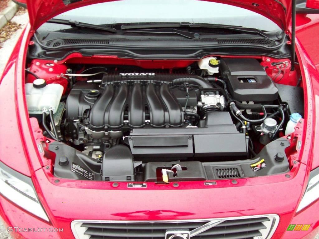 2009 V50 2.4i - Passion Red / Off Black photo #13