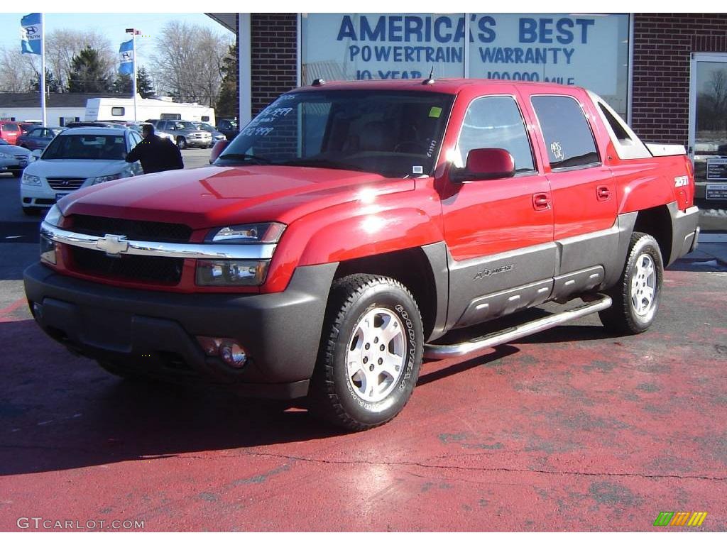 2005 Avalanche Z71 4x4 - Victory Red / Gray/Dark Charcoal photo #1