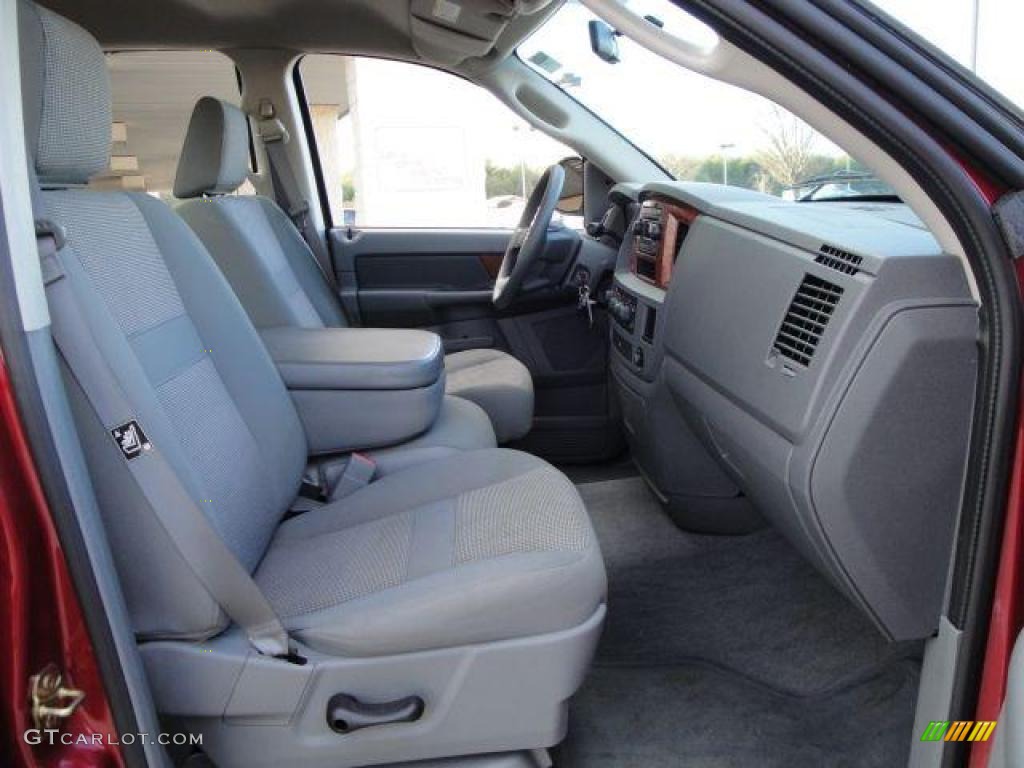 2006 Ram 1500 SLT Quad Cab 4x4 - Inferno Red Crystal Pearl / Medium Slate Gray photo #21