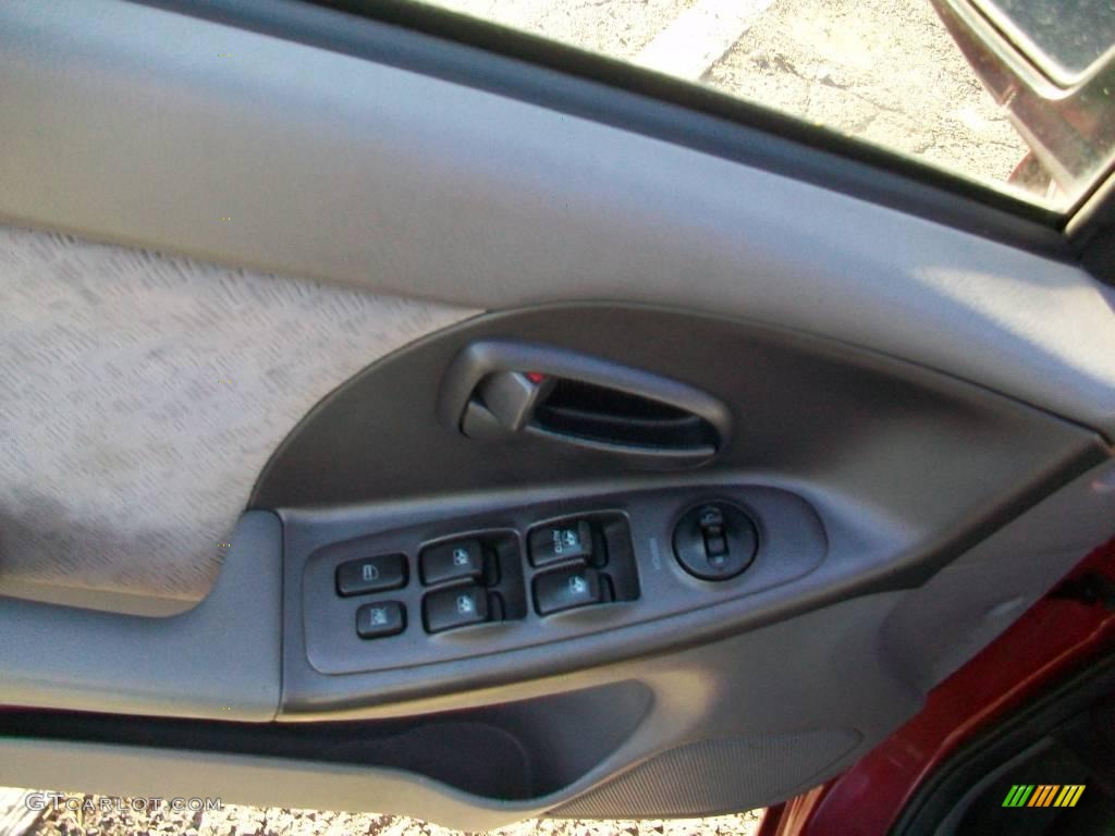 2004 Elantra GLS Sedan - Crimson Dark Red / Gray photo #8