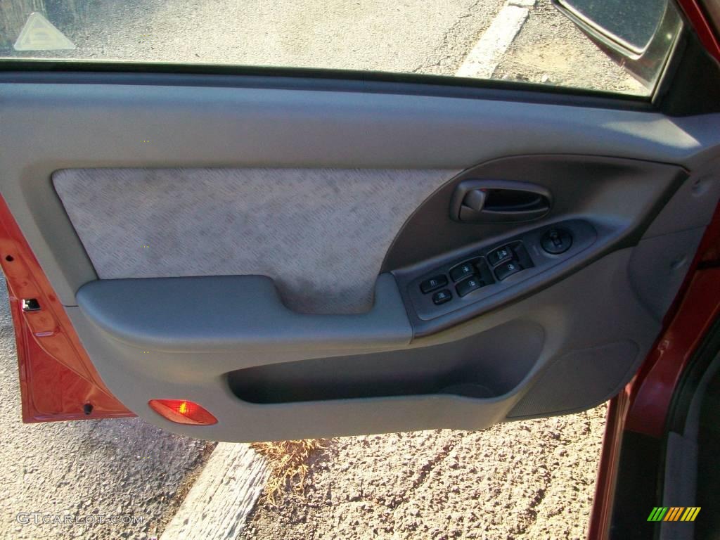 2004 Elantra GLS Sedan - Crimson Dark Red / Gray photo #9