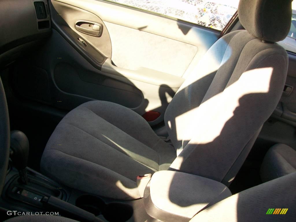 2004 Elantra GLS Sedan - Crimson Dark Red / Gray photo #18