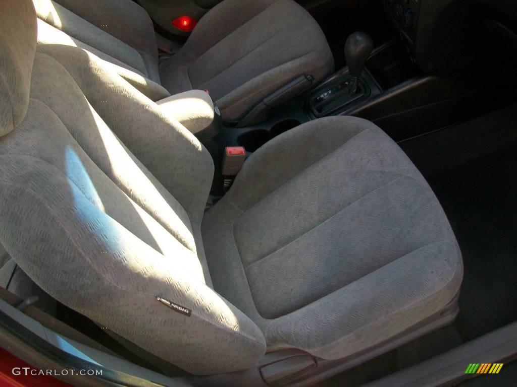 2004 Elantra GLS Sedan - Crimson Dark Red / Gray photo #19