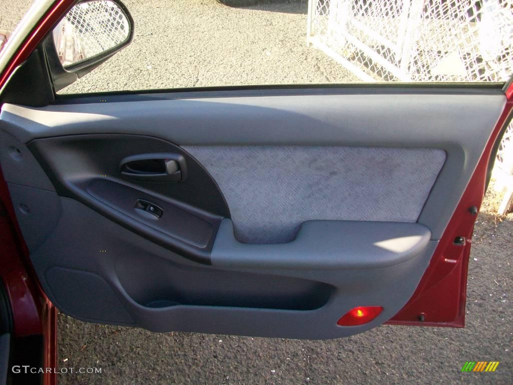 2004 Elantra GLS Sedan - Crimson Dark Red / Gray photo #22
