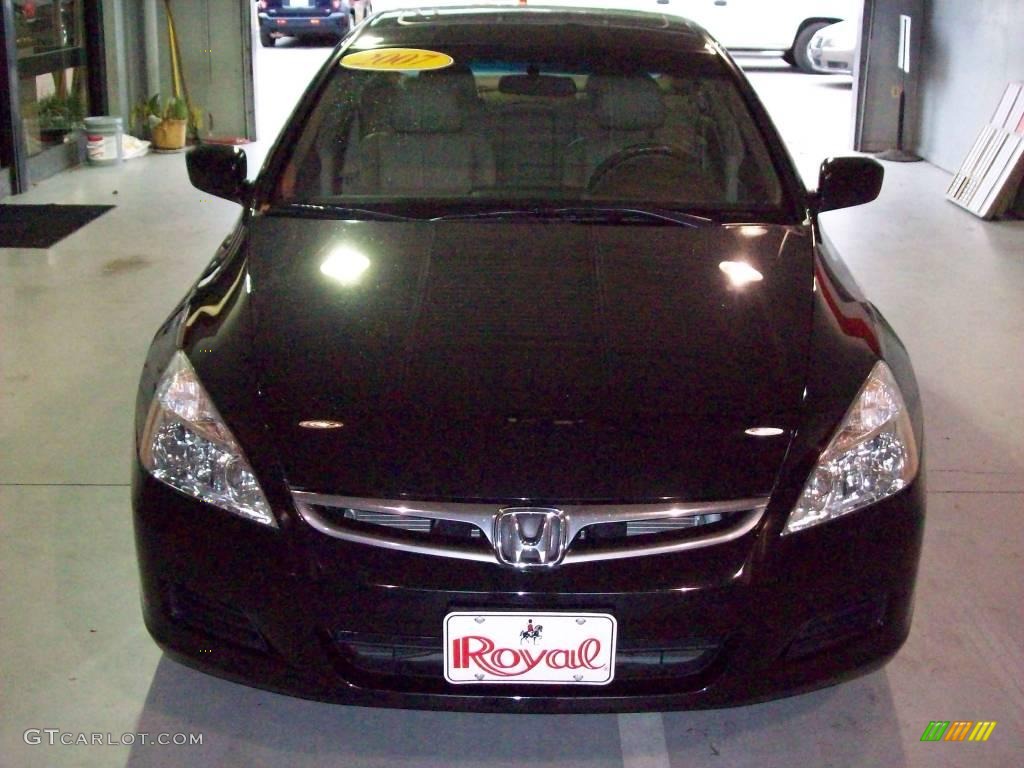 2007 Accord EX-L V6 Sedan - Nighthawk Black Pearl / Ivory photo #2