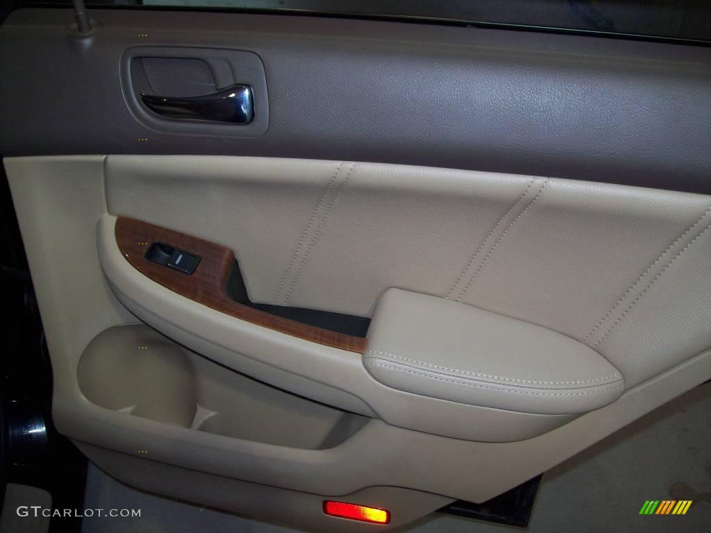 2007 Accord EX-L V6 Sedan - Nighthawk Black Pearl / Ivory photo #23