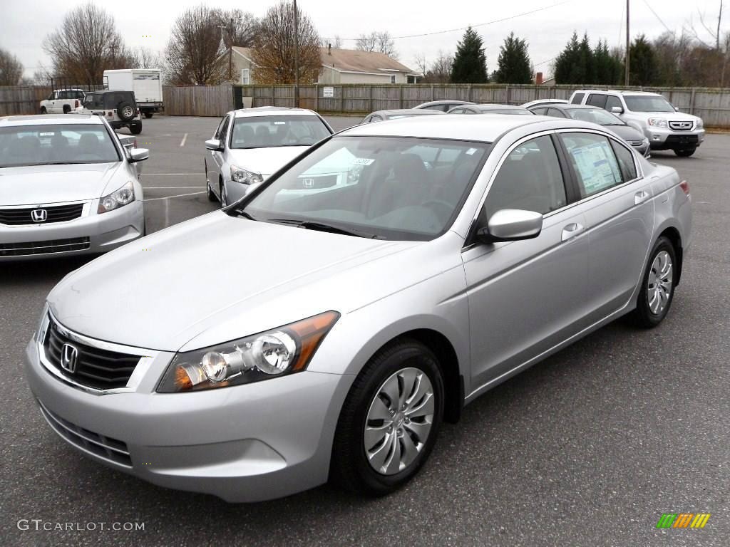 2010 Accord LX Sedan - Alabaster Silver Metallic / Gray photo #1
