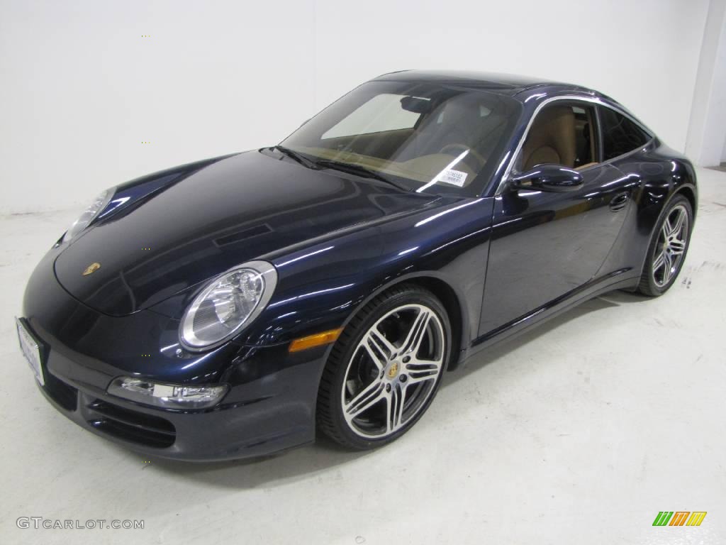 2007 911 Targa 4 - Midnight Blue Metallic / Sand Beige photo #10