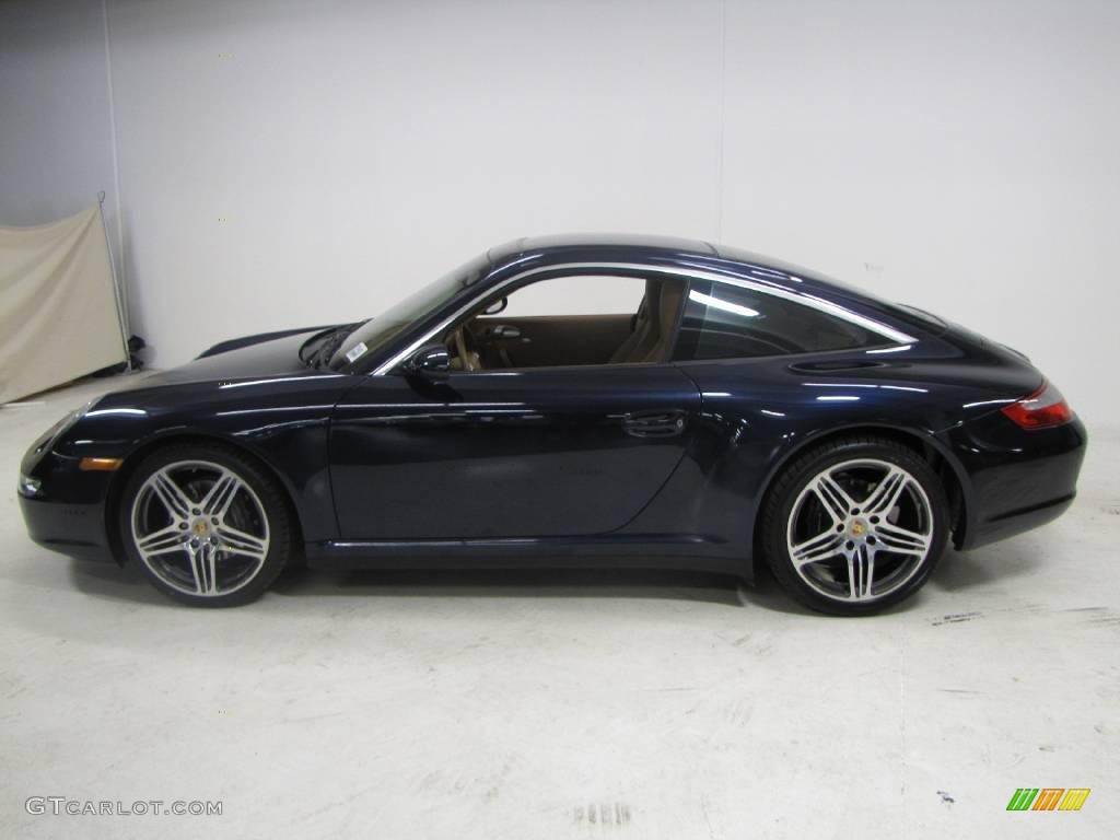 2007 911 Targa 4 - Midnight Blue Metallic / Sand Beige photo #13