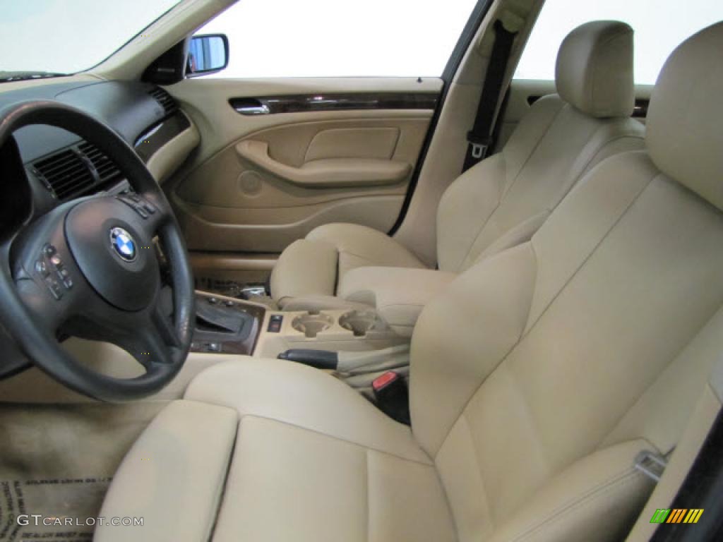 2003 3 Series 325i Sedan - Orient Blue Metallic / Beige photo #18