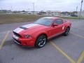 2010 Torch Red Ford Mustang Shelby GT500 Coupe  photo #7