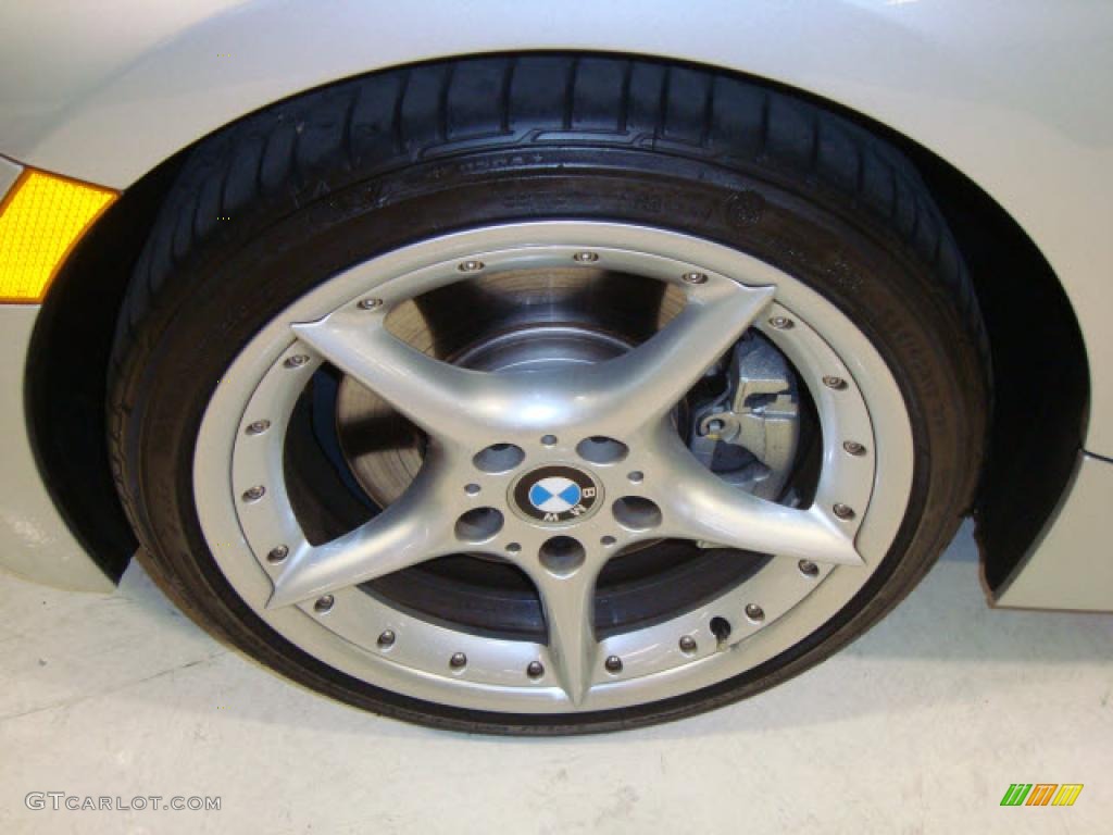 2006 Z4 3.0si Roadster - Titanium Silver Metallic / Black photo #10
