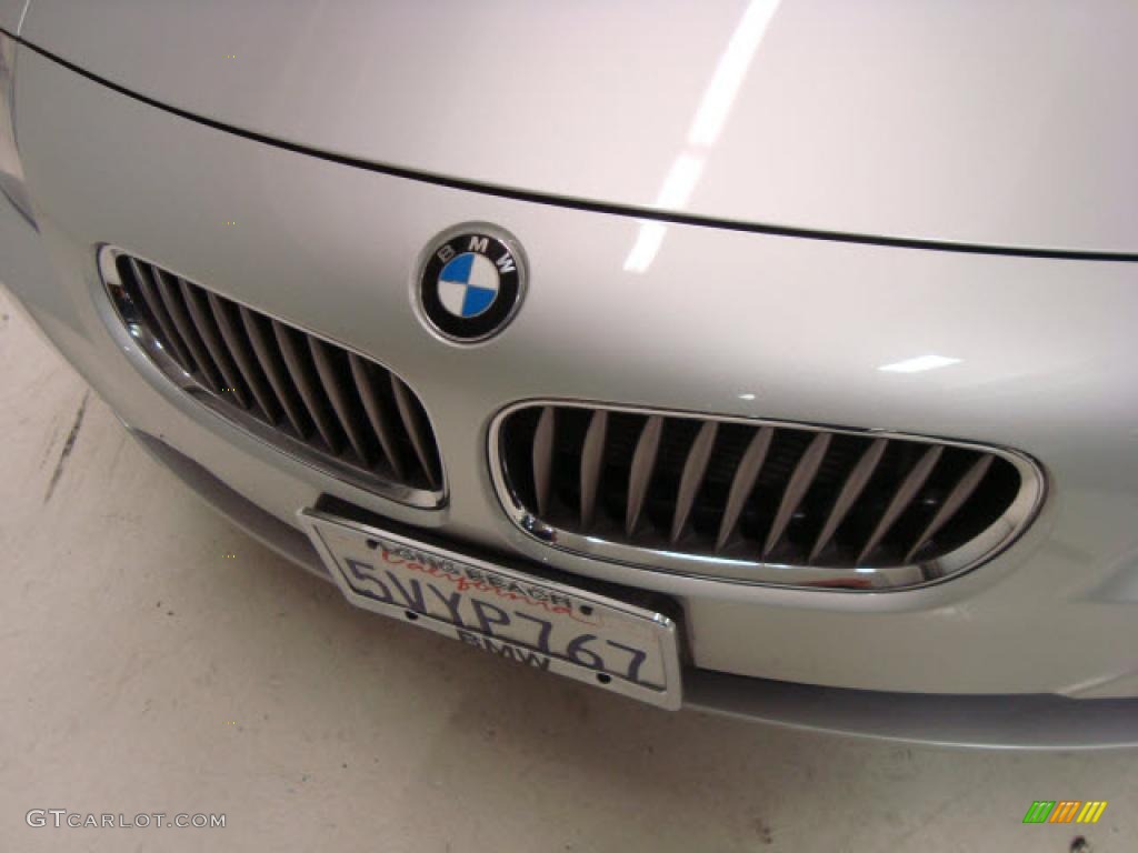 2006 Z4 3.0si Roadster - Titanium Silver Metallic / Black photo #11