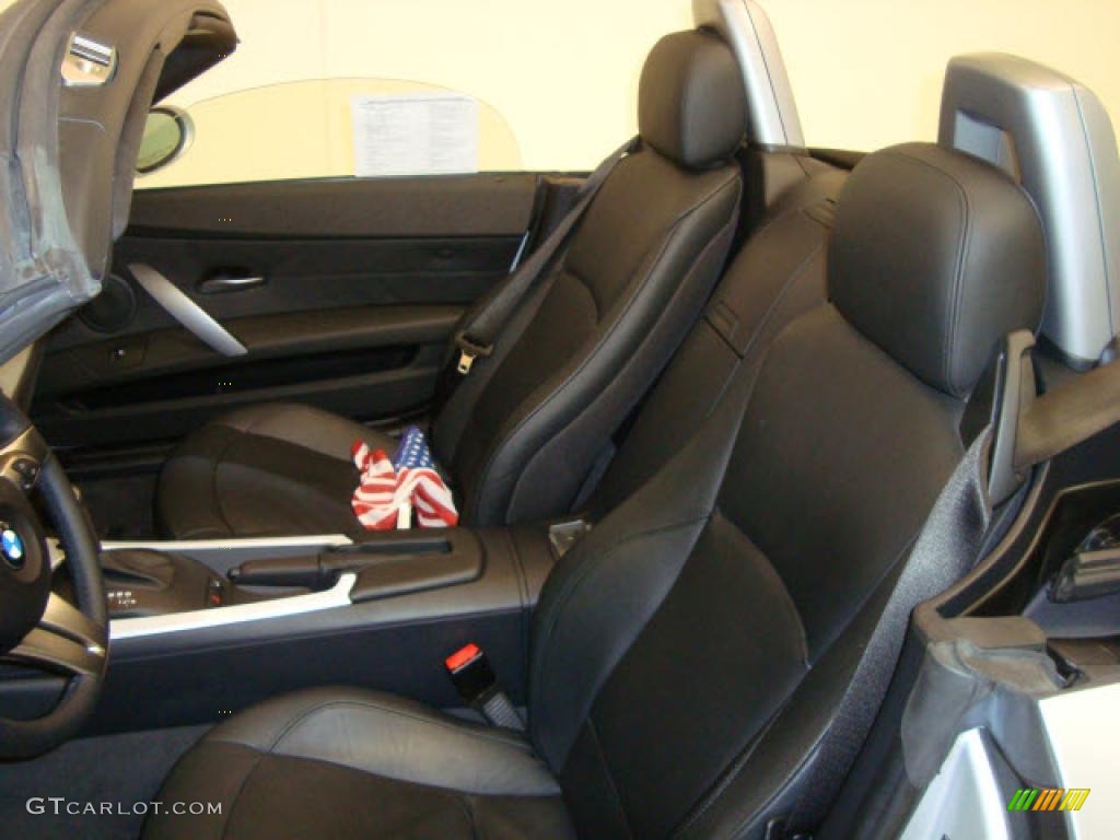 2006 Z4 3.0si Roadster - Titanium Silver Metallic / Black photo #16