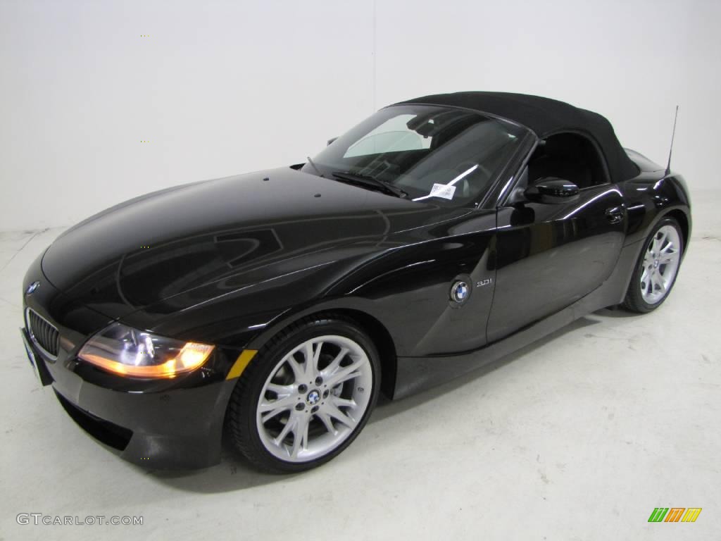 2008 Z4 3.0i Roadster - Jet Black / Black photo #24