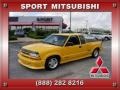 Yellow 2003 Chevrolet S10 Xtreme Extended Cab