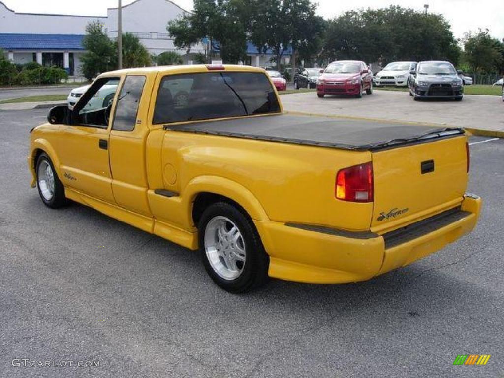 2003 Yellow Chevrolet S10 Xtreme Extended Cab 23352252 Photo 6