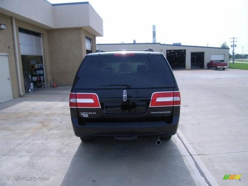 2008 Navigator Luxury 4x4 - Black / Stone photo #4