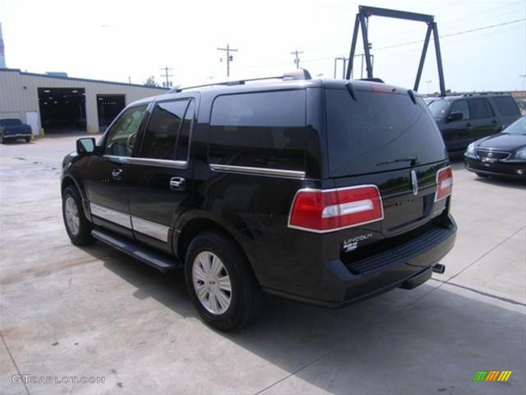 2008 Navigator Luxury 4x4 - Black / Stone photo #5