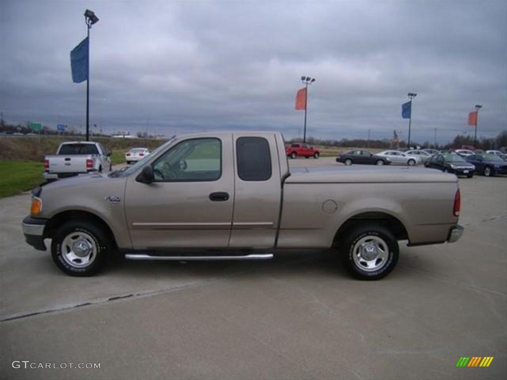 2004 F150 XLT Heritage SuperCab - Arizona Beige Metallic / Tan photo #6