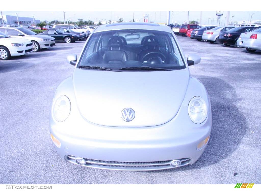 2001 New Beetle GLX 1.8T Coupe - Silver Arrow Metallic / Black photo #2