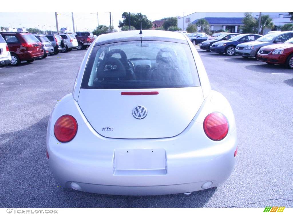 2001 New Beetle GLX 1.8T Coupe - Silver Arrow Metallic / Black photo #4