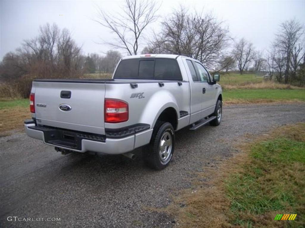 2006 F150 STX SuperCab 4x4 - Silver Metallic / Medium/Dark Flint photo #3