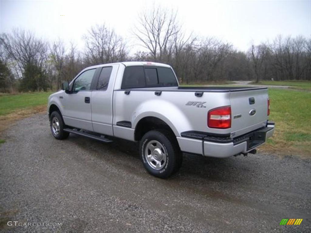 2006 F150 STX SuperCab 4x4 - Silver Metallic / Medium/Dark Flint photo #5