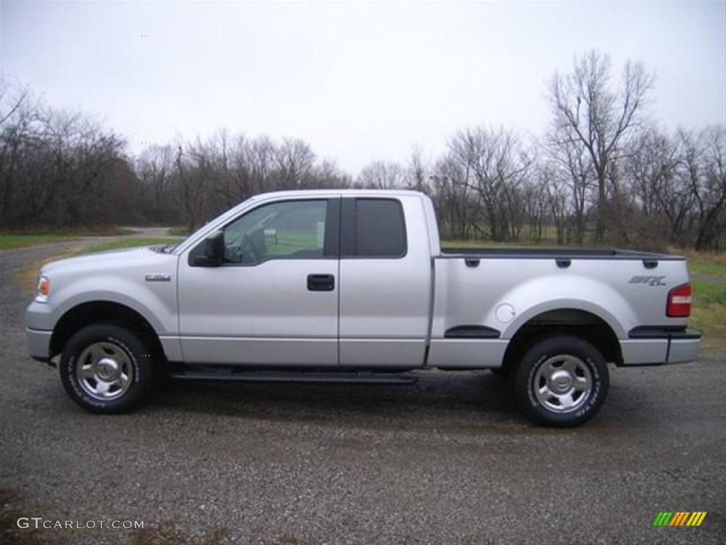 2006 F150 STX SuperCab 4x4 - Silver Metallic / Medium/Dark Flint photo #6