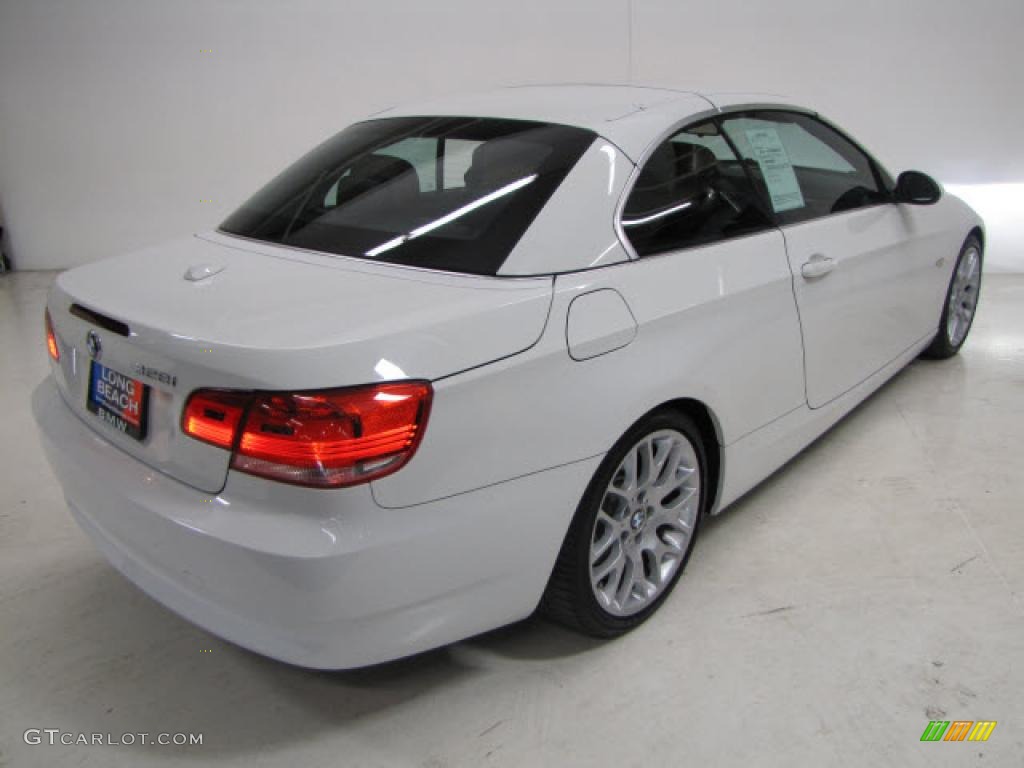 2007 3 Series 328i Convertible - Alpine White / Saddle Brown/Black photo #5