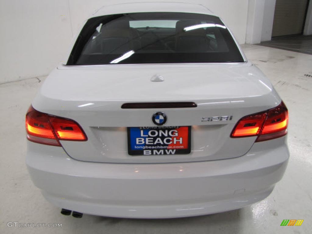 2007 3 Series 328i Convertible - Alpine White / Saddle Brown/Black photo #6