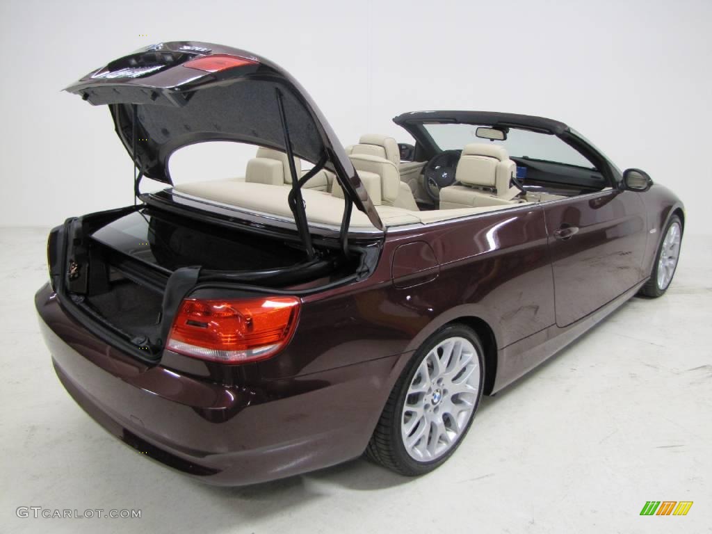 2009 3 Series 328i Convertible - Barbara Red Metallic / Cream Beige Dakota Leather photo #9