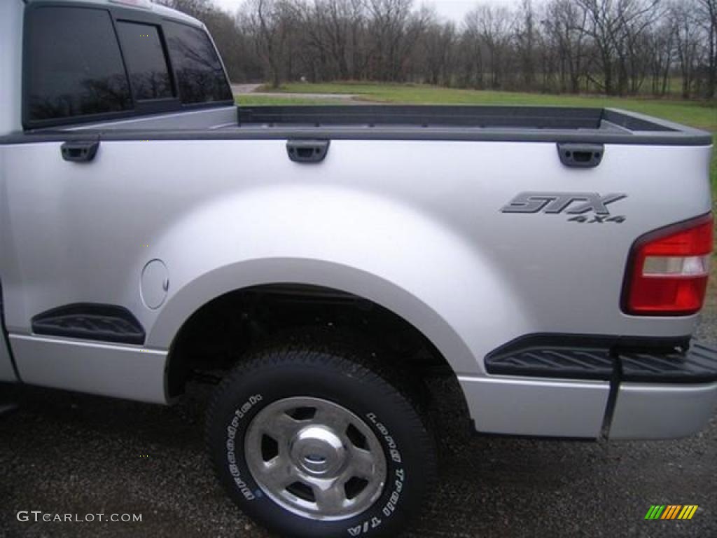 2006 F150 STX SuperCab 4x4 - Silver Metallic / Medium/Dark Flint photo #10