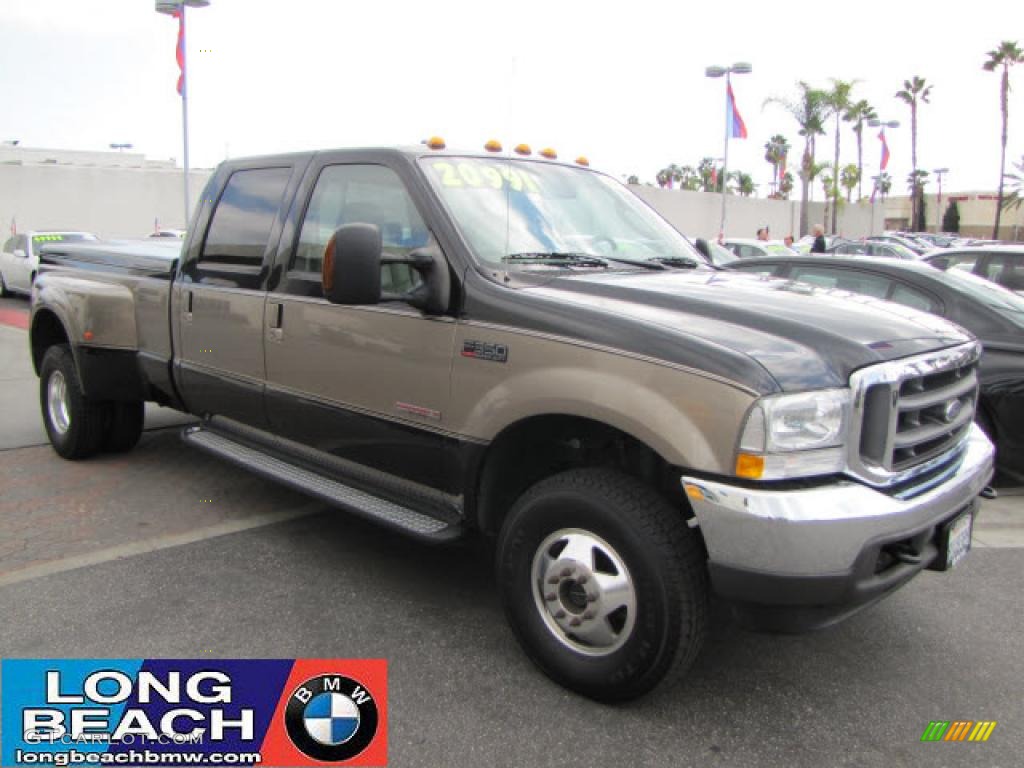 2004 F350 Super Duty Lariat Crew Cab 4x4 Dually - Arizona Beige Metallic / Medium Parchment photo #1