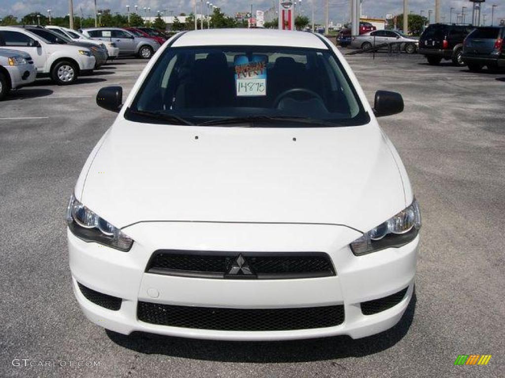 Wicked White Mitsubishi Lancer