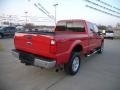 2008 Bright Red Ford F350 Super Duty Lariat Crew Cab 4x4  photo #3