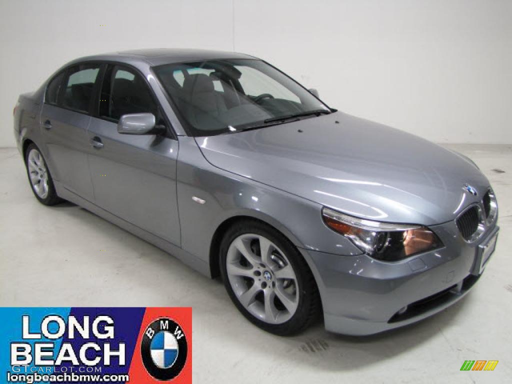 Silver Grey Metallic BMW 5 Series