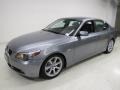 2007 Silver Grey Metallic BMW 5 Series 550i Sedan  photo #9