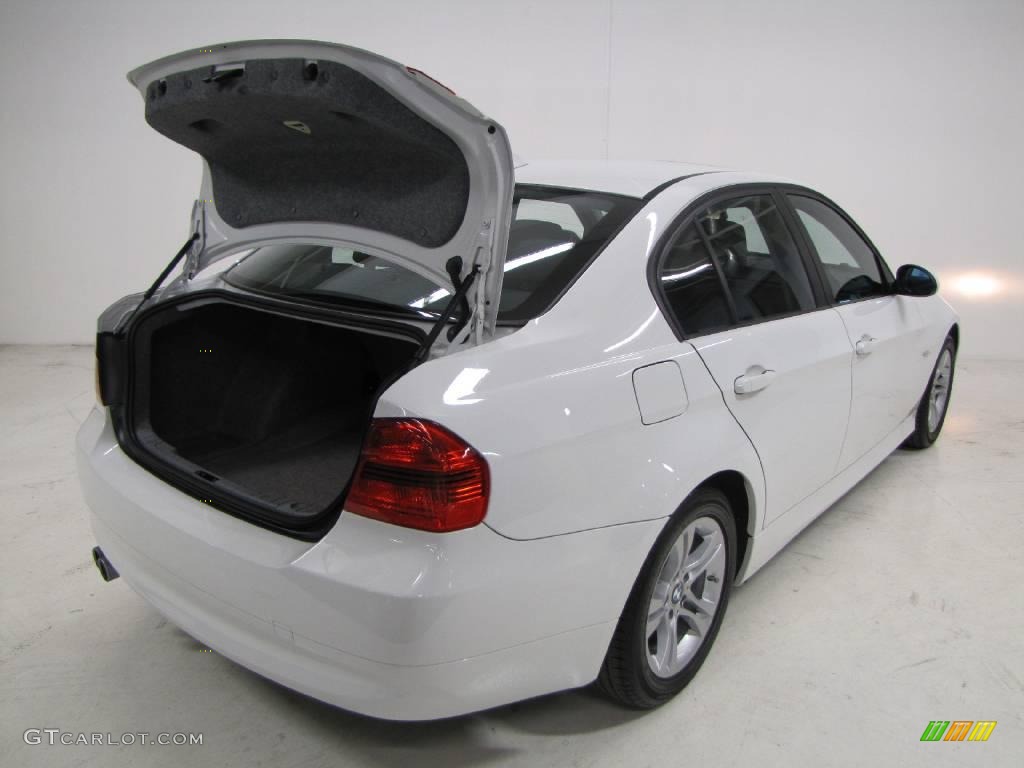 2008 3 Series 328i Sedan - Alpine White / Black photo #9